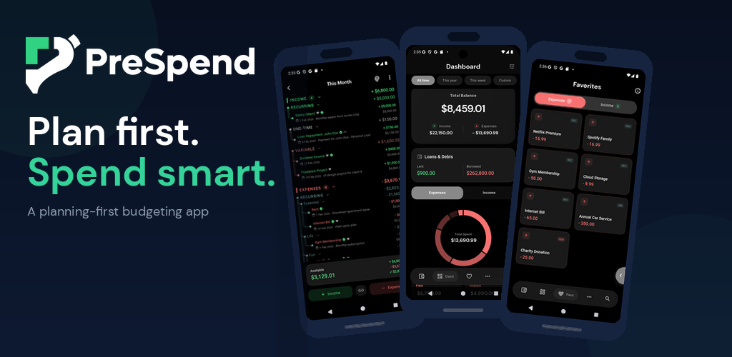PreSpend — Plan first. Spend smart.